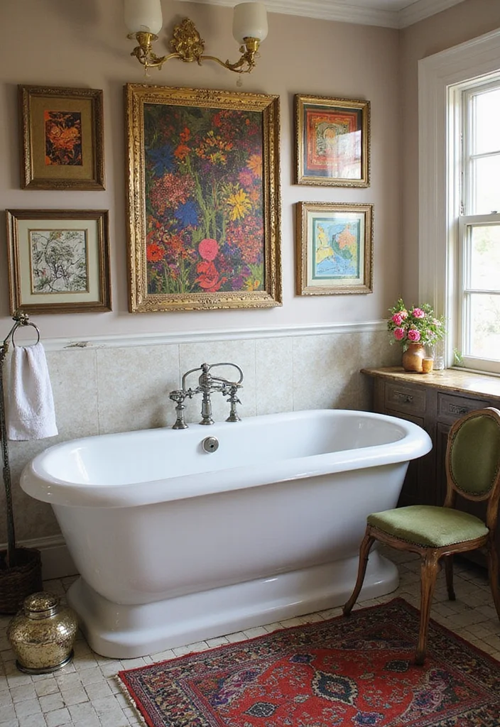 Modern Bathroom Ideas: 10 Luxury Designs You Won't Want to Miss! - 7. Artistic Touches 1