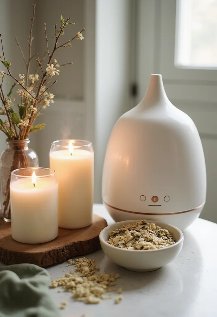 12 Renter-Friendly Bathroom Ideas That Instantly Upgrade Your Space (No Renovation) - 11. Scentful Elements 1