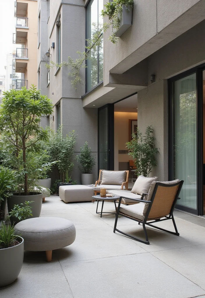 12 Stunning Apartment Patio Decorating Ideas You'll Want to Steal for Your Own Space! - 11. Minimalist Space 1