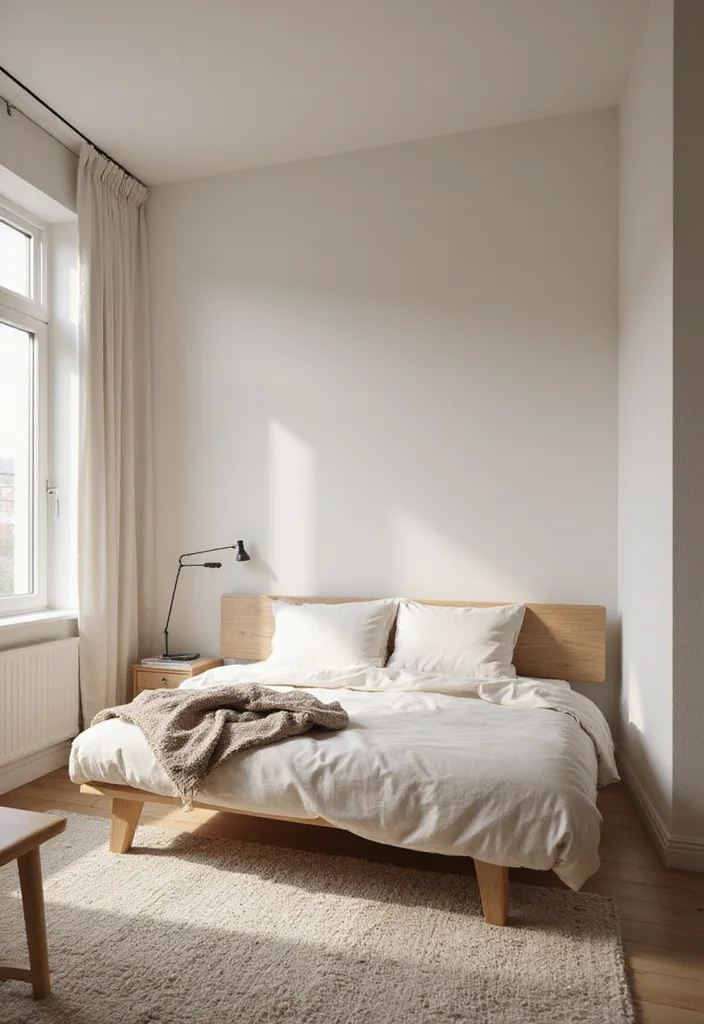 13 Bedroom Ideas for Small Rooms That Maximize Space and Style - 11. Keep it Minimalistic 1