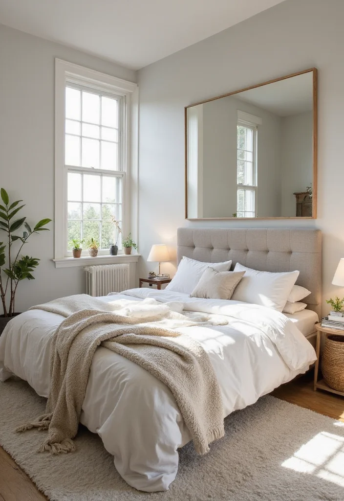 13 Bedroom Ideas for Small Rooms That Maximize Space and Style - 4. Incorporate Mirrors 1