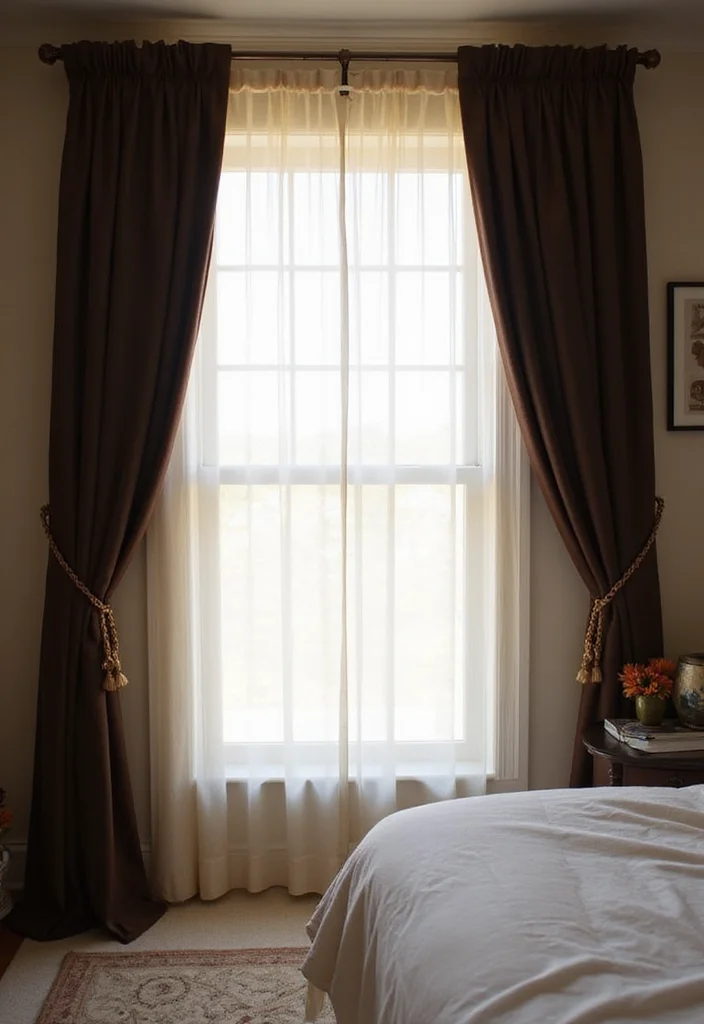 14 Guest Bedroom Ideas That Make Visitors Feel at Home - 7. Stylish Window Treatments 1