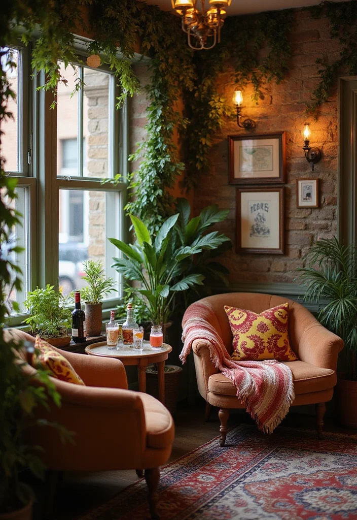 15 Vintage Home Bar Ideas That Bring Old-School Charm - 12. Cozy Nooks 1