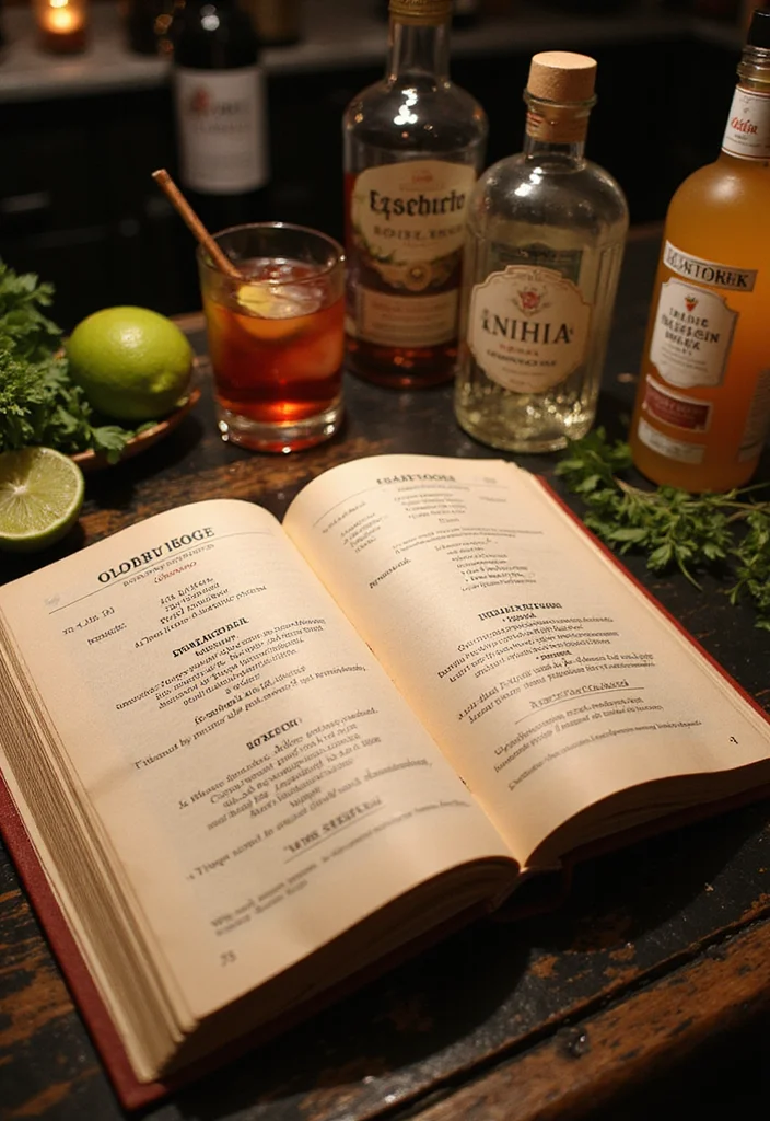 15 Vintage Home Bar Ideas That Bring Old-School Charm - 5. Nostalgic Cocktail Recipes 1