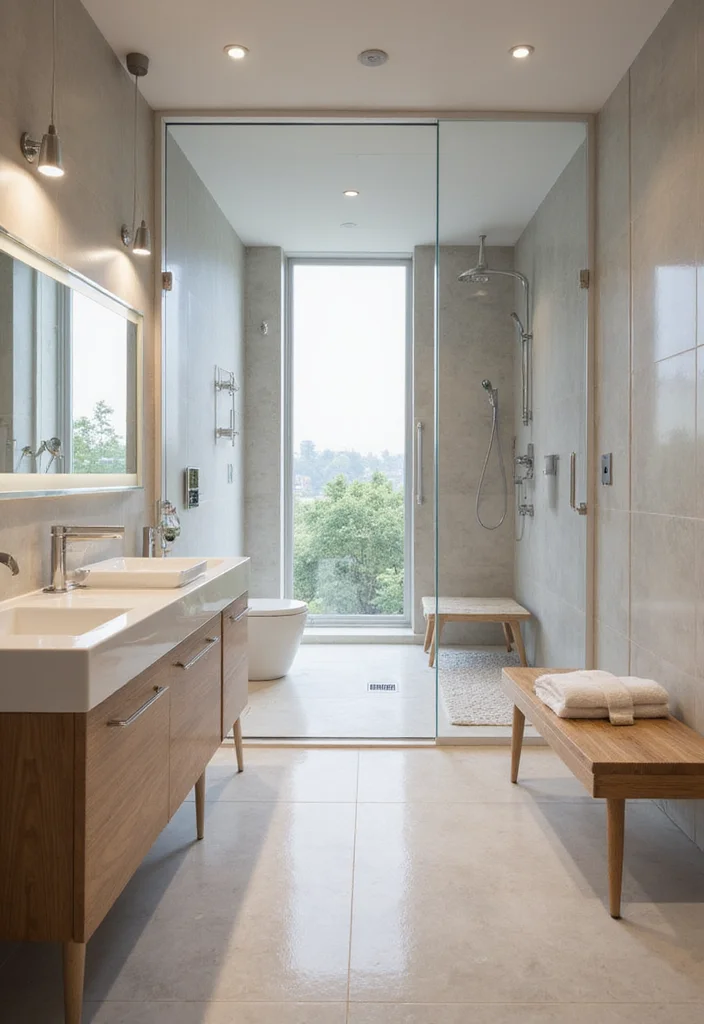 18 Bathroom Ideas for Couples That Balance Style and Shared Space - 15. Functional Layouts 1