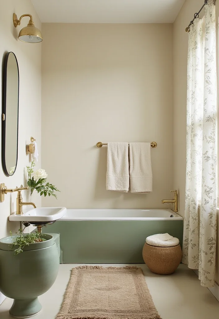 18 Bathroom Ideas for Couples That Balance Style and Shared Space - 4. Harmonious Color Palettes 1