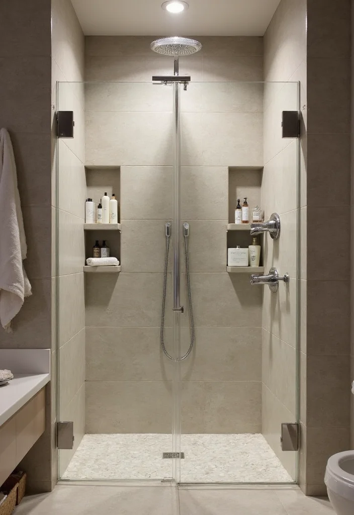 18 Bathroom Ideas for Couples That Balance Style and Shared Space - 8. Innovative Shower Designs 1