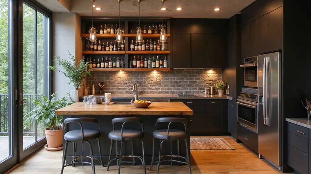 8 Home Bar Ideas for Kitchen Spaces That Look Seamless