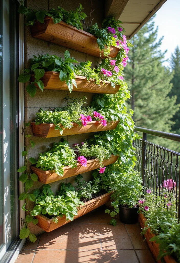 8 Stunning Balcony Garden Ideas to Transform Your Outdoor Space (You Won't Believe #9!) - 1. Vertical Gardening 1