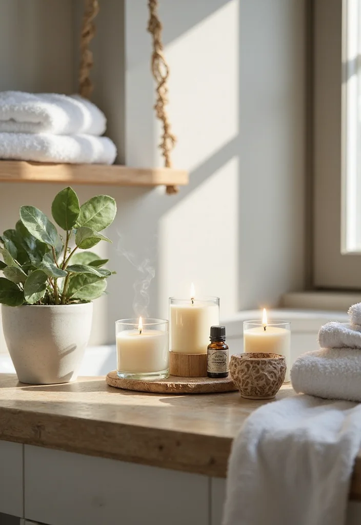How to Decorate a Bathroom: 18 Simple Styling Tricks Designers Use! - 15. Use Scent to Enhance the Mood 1
