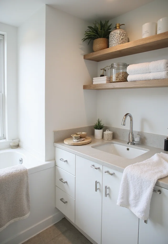 How to Decorate a Bathroom: 18 Simple Styling Tricks Designers Use! - 17. Keep it Clean and Clutter-Free 1