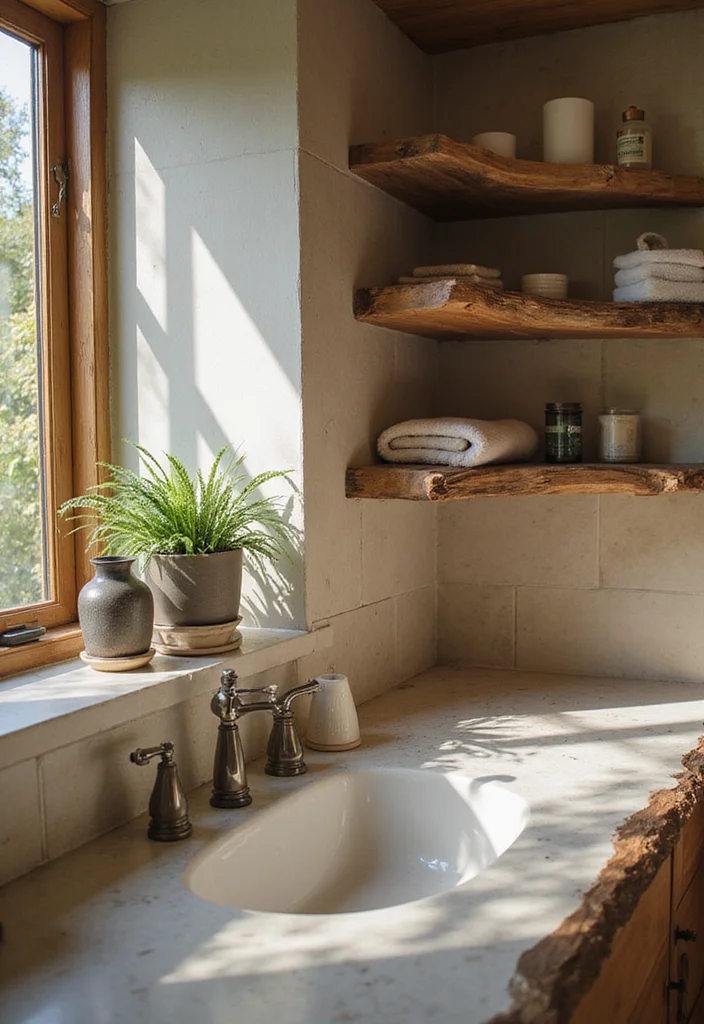 How to Decorate a Bathroom: 18 Simple Styling Tricks Designers Use! - 2. Incorporate Natural Elements 1