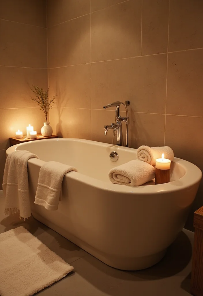 How to Decorate a Bathroom: 18 Simple Styling Tricks Designers Use! - 9. Create a Spa-Like Experience 1